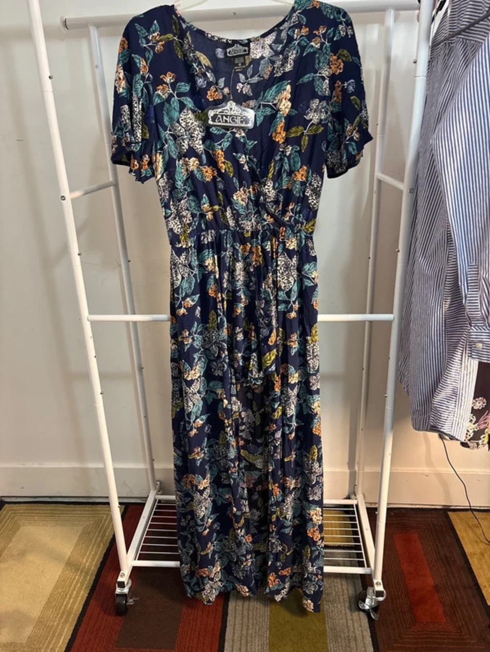 Brand New with Tags Angie Floral Maxi Romper Dress - Size M Boho Girlie